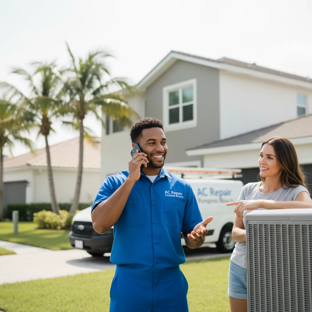 AC Repair Pompano Beach customer support in Tiburon